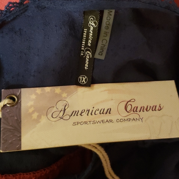 New with Tags American Canvas Tank Top 1X - Picture 5 of 5